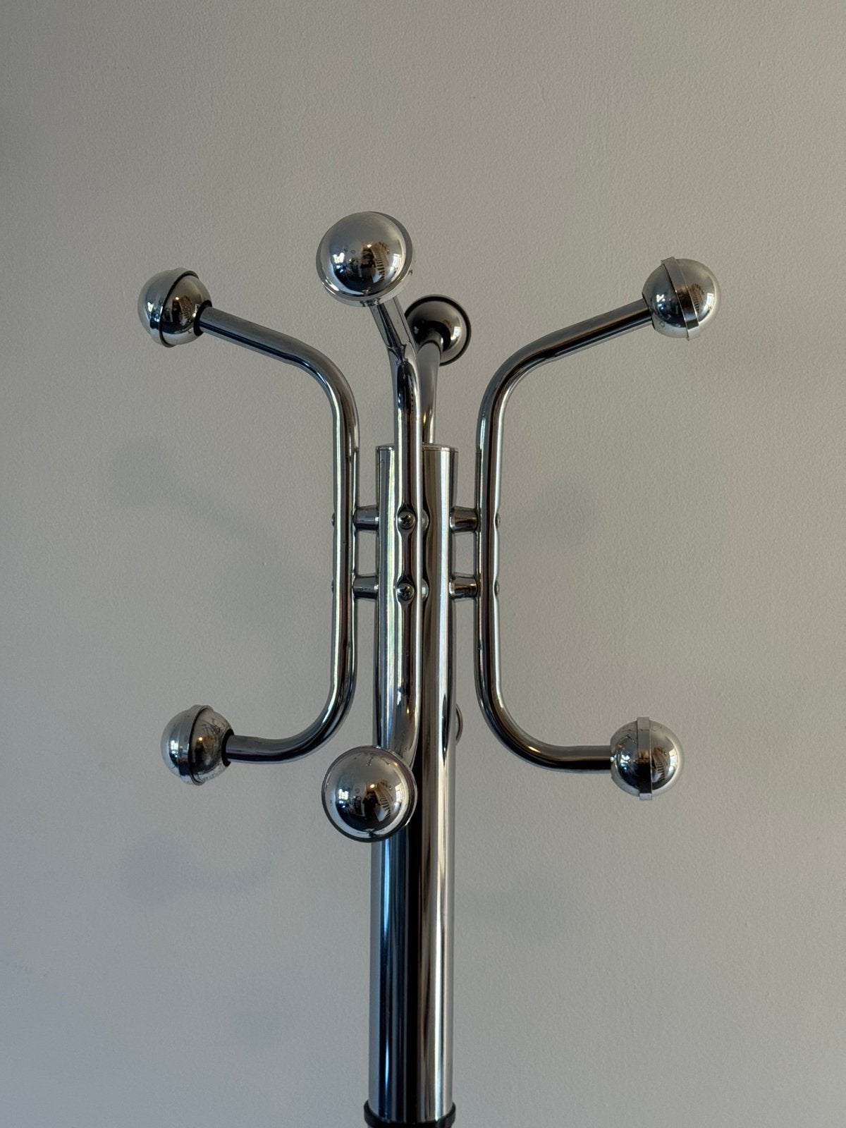 Vintage Space Age Chroom Kapstok Garderobe Sputnik 50’s 60’s, Ophalen, Zo goed als nieuw, Metaal