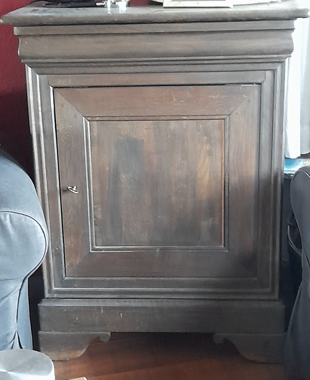 mooie zware houten tv kast, Ophalen