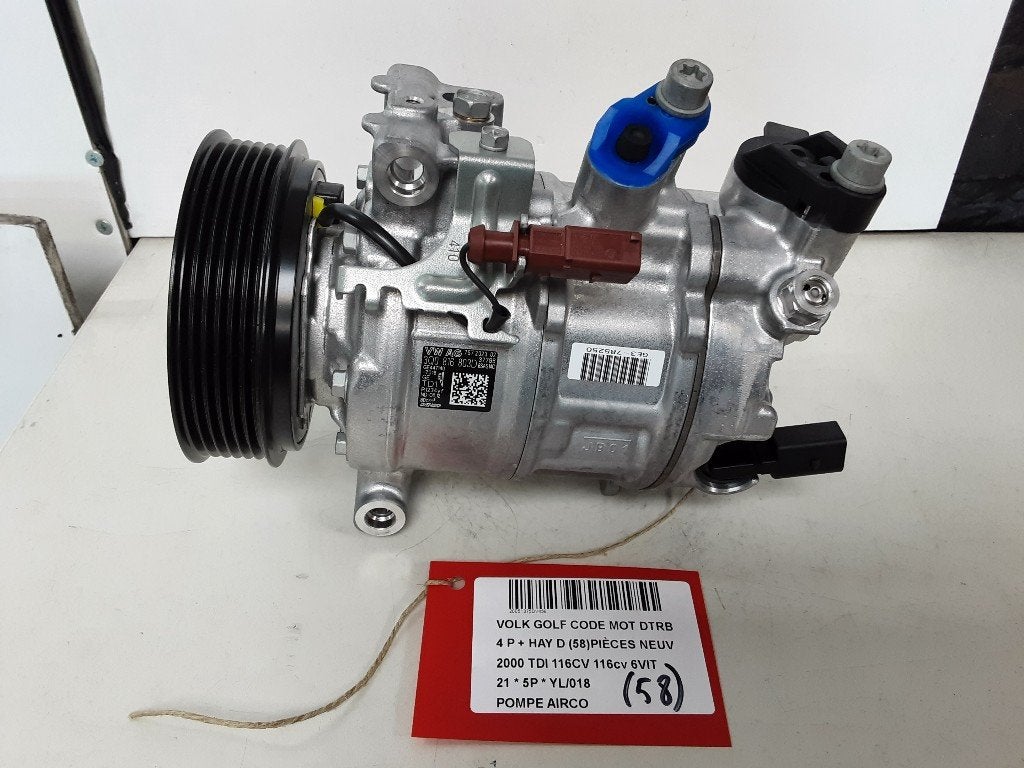 COMPRESSEUR CLIMATISATION Golf VIII (CD1) (3Q0816803D), Volkswagen, Volkswagen AG, Utilisé, Kundenbetreuung@volkswagen.de
