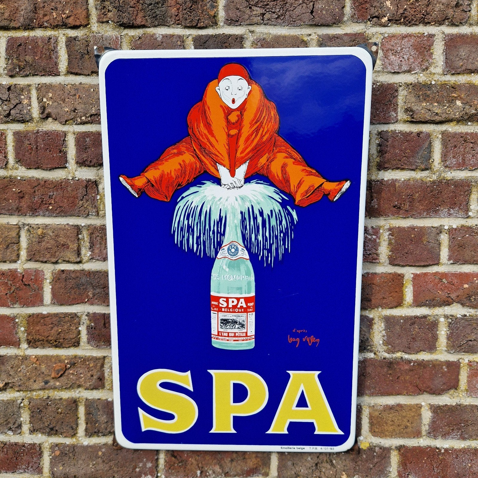 Emaille spa 1993, Enlèvement