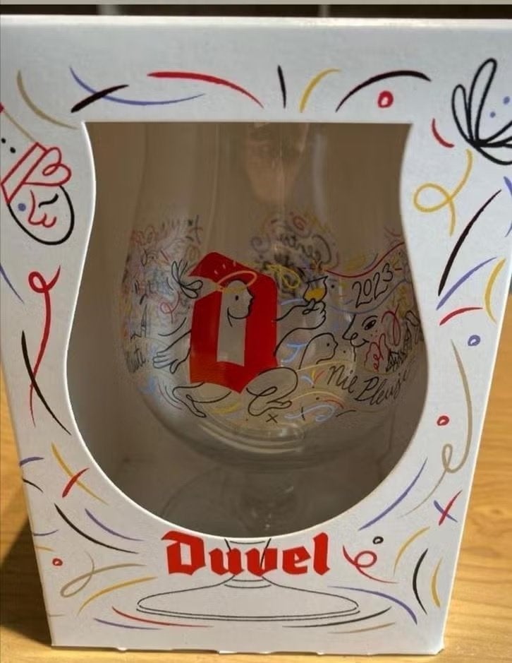 DUVEL GENTSE FEESTEN 2023, Collections, Marques de bière, Comme neuf, Verre ou Verres, Duvel, Enlèvement ou Envoi