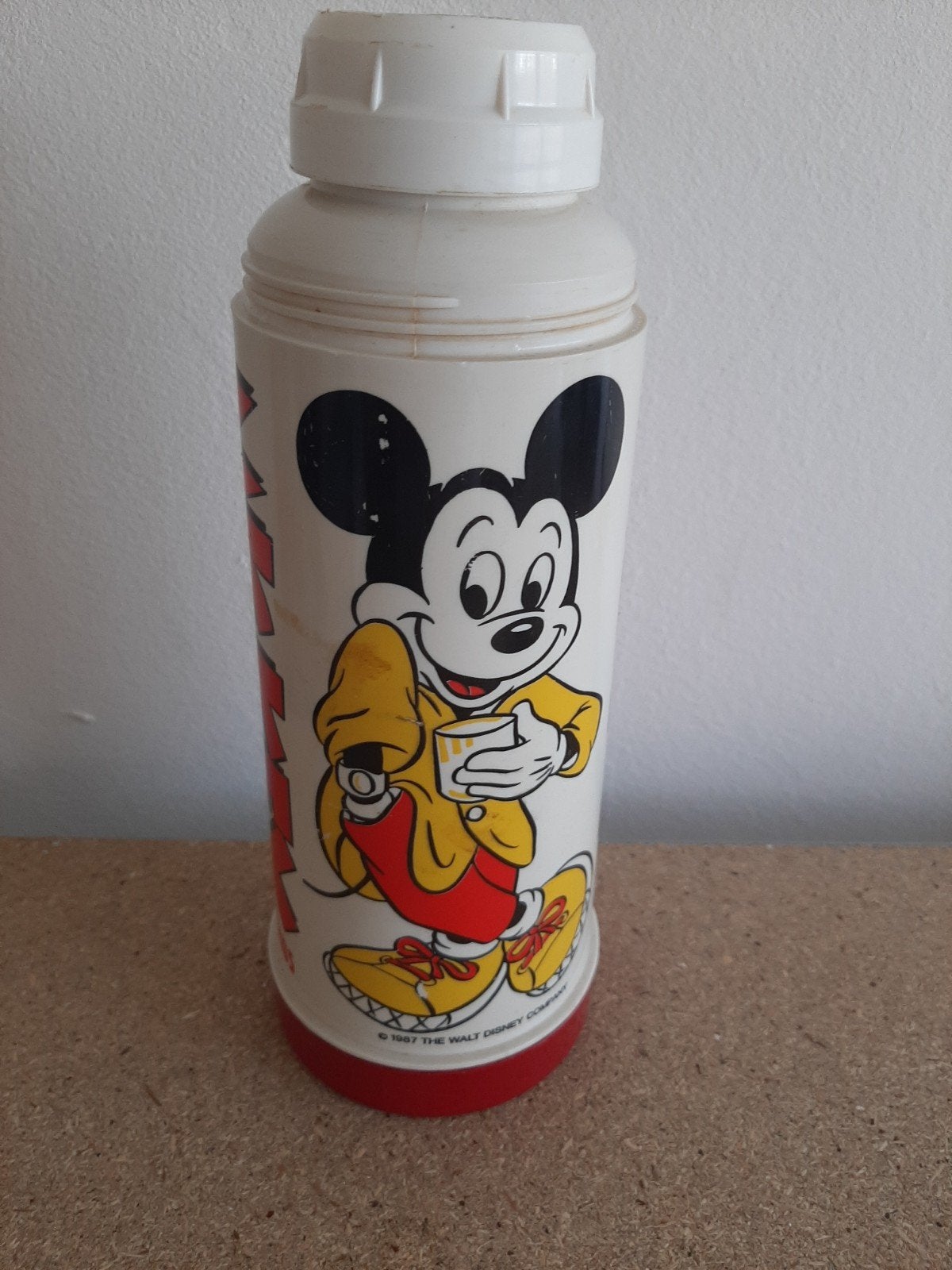 vintage thermos mickey mouse, Verzamelen, Ophalen of Verzenden