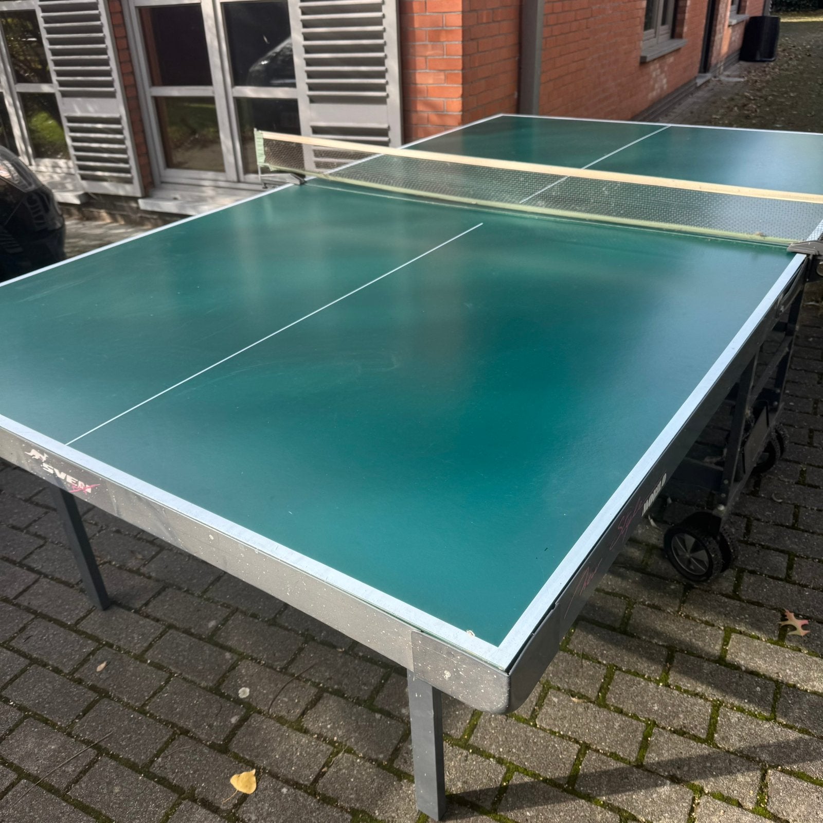 Pingpong tafel gratis, Sport en Fitness, Ophalen, Zo goed als nieuw