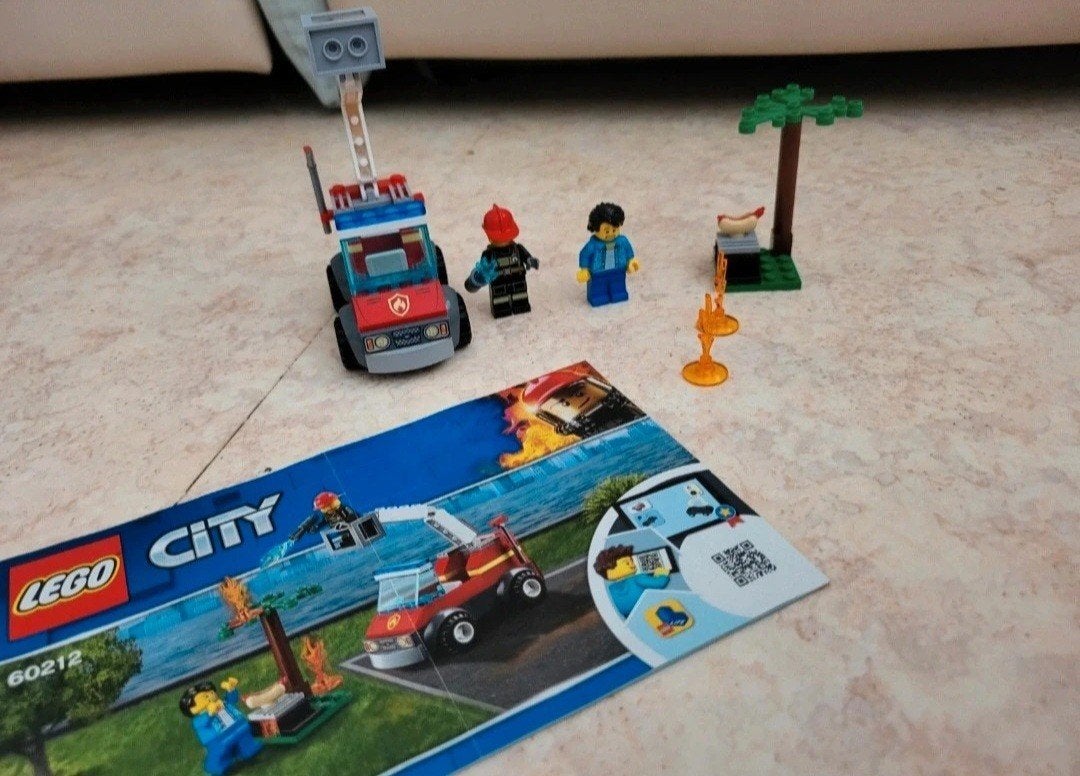 Lego City pompier, Ophalen of Verzenden, Compleet, Lego, City