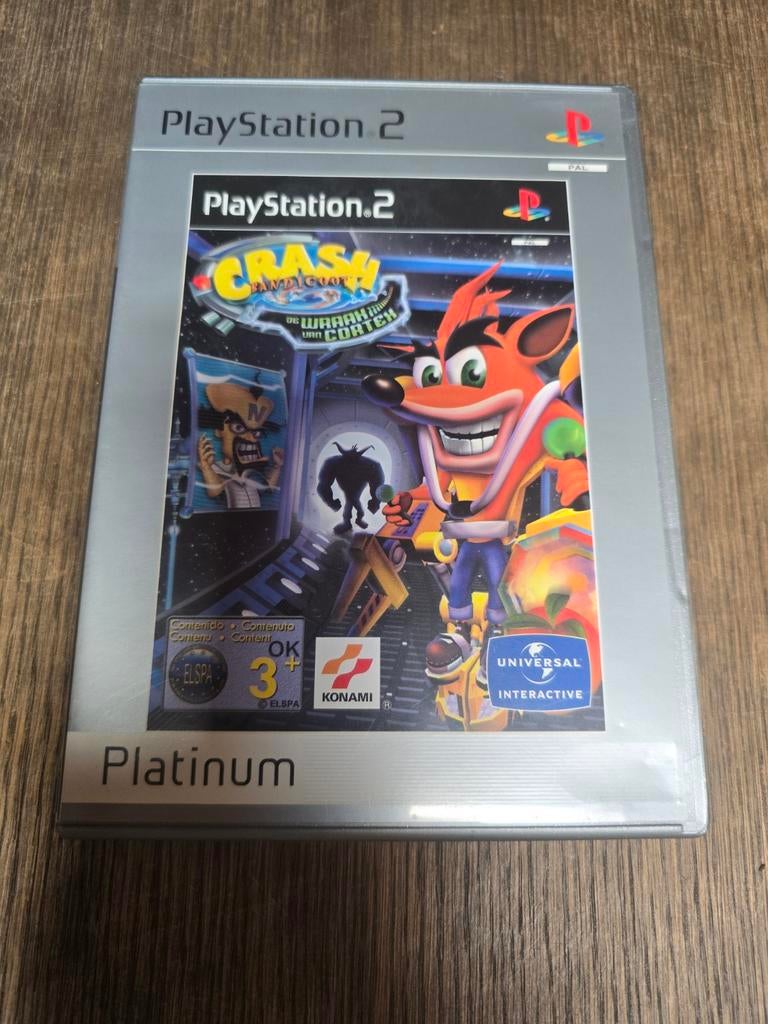 Crash Bandicoot: The Wrath of Cortex, PS2, Consoles de jeu & Jeux vidéo, 1 joueur, Enlèvement ou Envoi, Plateforme, À partir de 3 ans