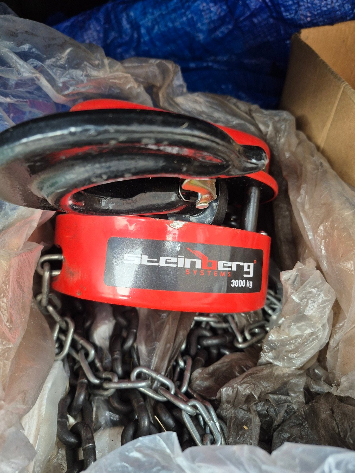 katrol  3Ton vermogen met 2 lift bande, Ophalen
