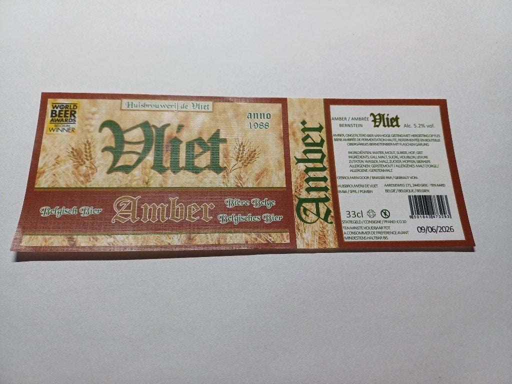 Étiquettes de bière, Collections, Enlèvement, Comme neuf, Autres types, Autres marques