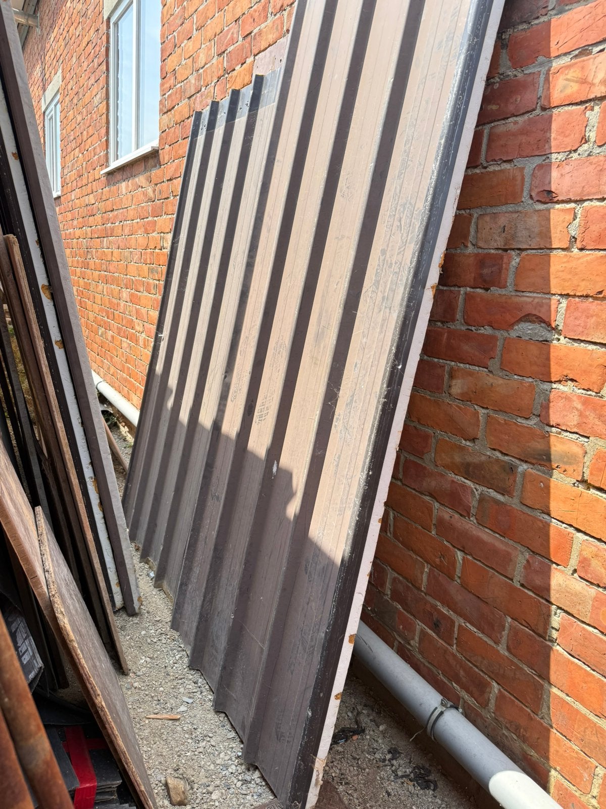 Geïsoleerde wand/dak platen, Doe-het-zelf en Bouw, Ophalen, Zo goed als nieuw