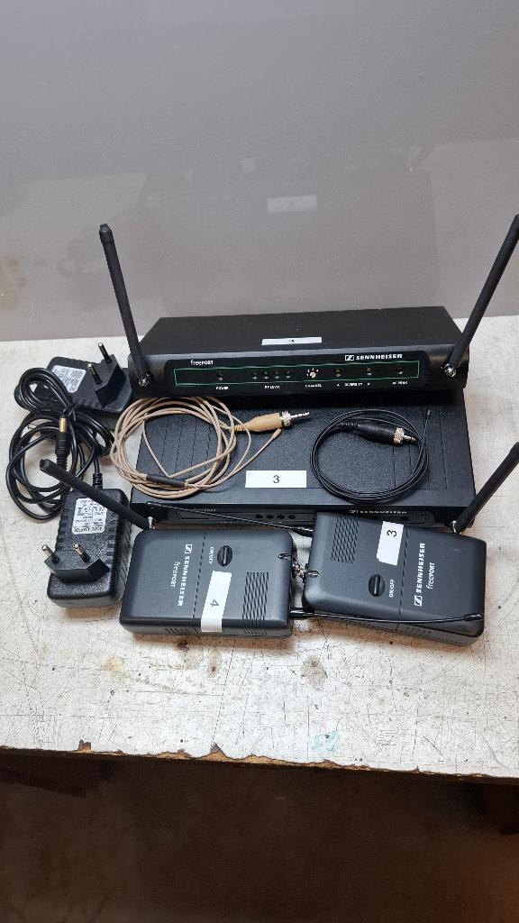 Sennheiser wireless mike, Ophalen of Verzenden, Gebruikt, Audio
