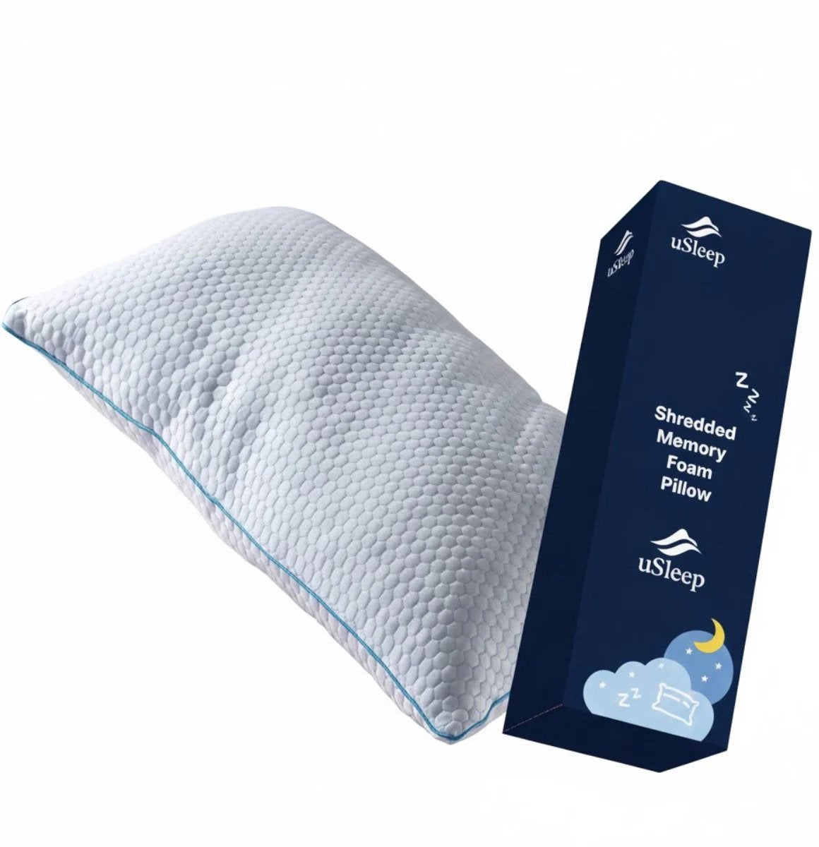 Comfortabel traagschuim kussen - aanpasbare vulling, Maison & Meubles, Accessoires pour la Maison | Coussins, Neuf, Oreiller, Blanc