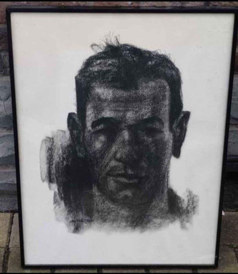 lithographie homme signe arsene detry, Antiquités & Art, Enlèvement ou Envoi