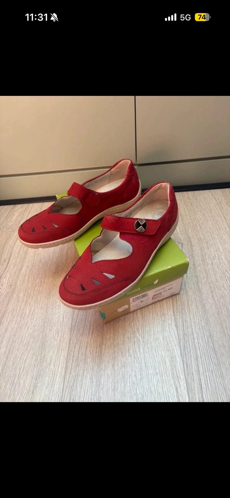 Chaussure rouge pour femme, Enlèvement, Comme neuf