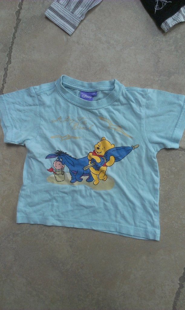 1 euro koopjes ! Disney t-shirt mt 80, Kinderen en Baby's, Babykleding | Maat 80, Gebruikt, H&M, Ophalen of Verzenden, Jongetje