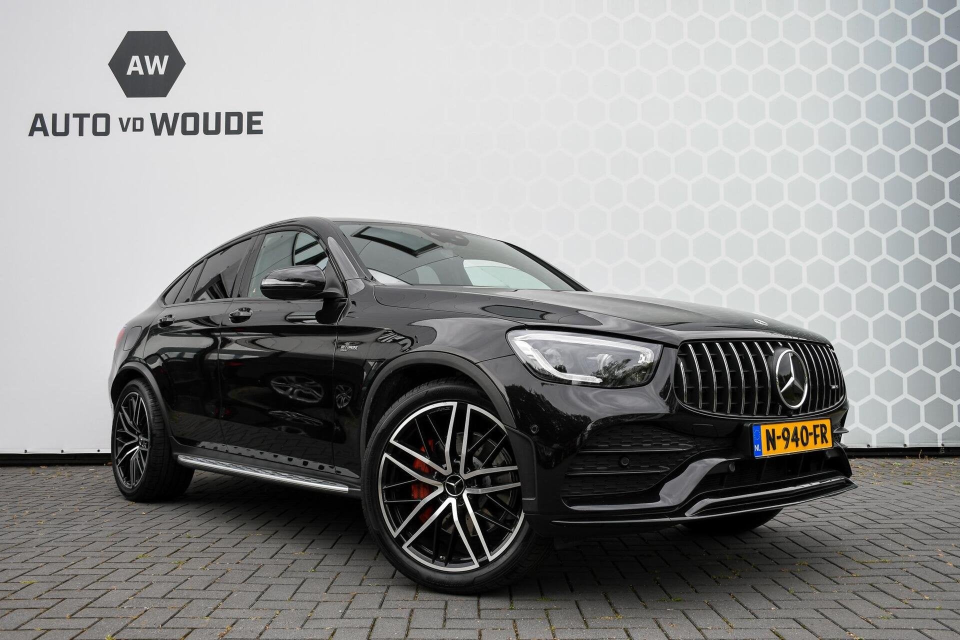 Mercedes GLC-klasse AMG 43 4MATIC Premium Plus 391PK sfeerve, Auto's, Automaat, 1780 kg, Gebruikt, Bedrijf