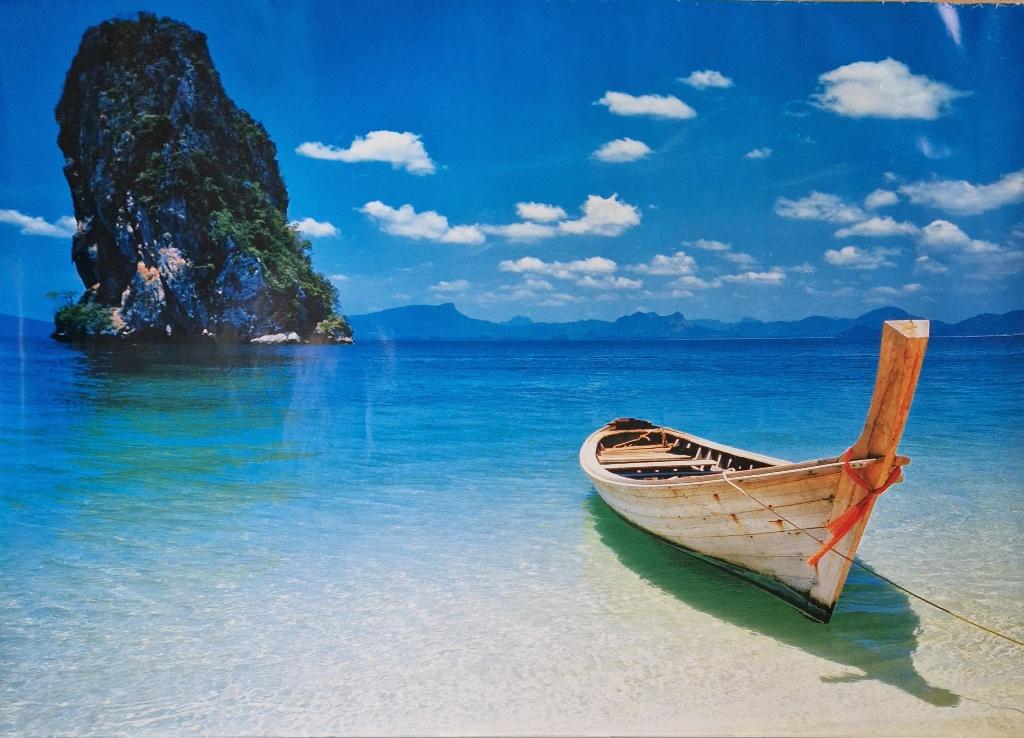 XL-Poster exotisch landschap afm.: 100 cm x 140 cm, Ophalen, Zo goed als nieuw, Buitenland