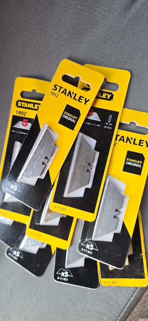 Stanley vervangmesjes 1992, Bricolage & Construction, Outillage | Outillage à main, Enlèvement, Neuf, Jeu d'outils, Stanley