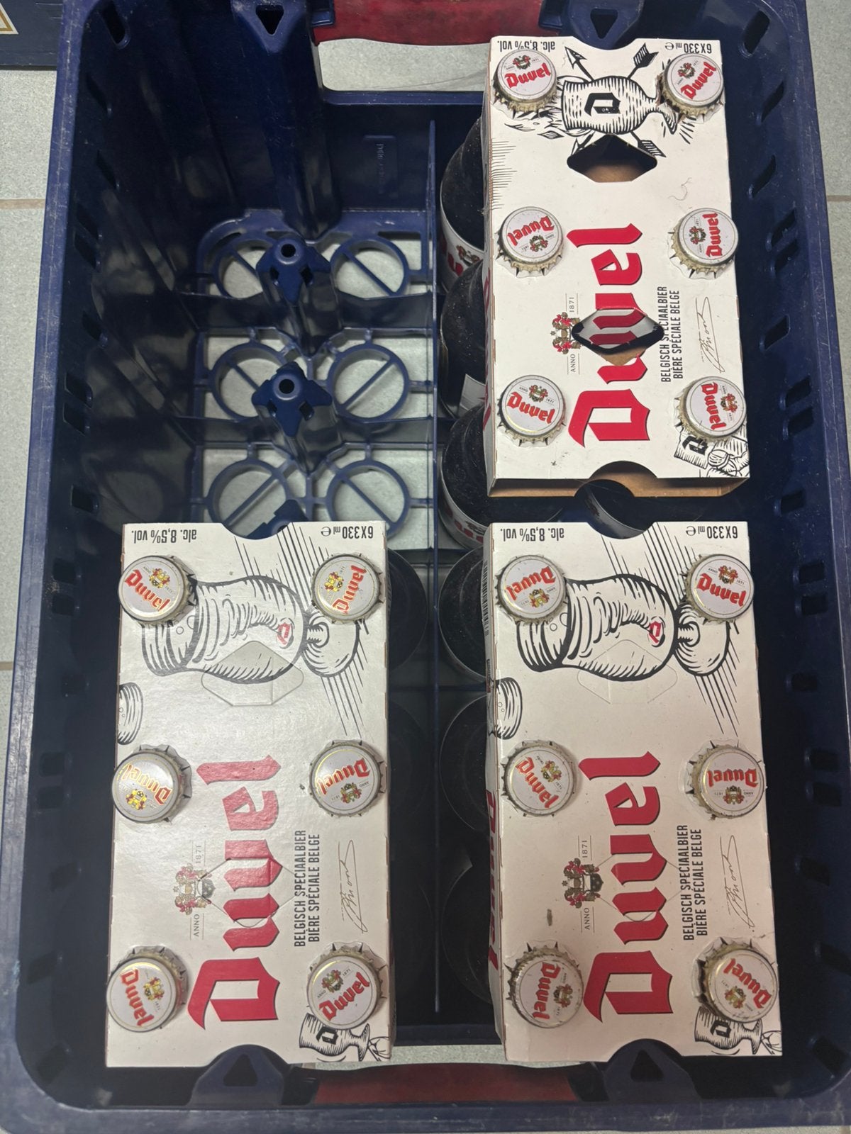 Duvel (vervallen), Ophalen, Flesje(s), Duvel