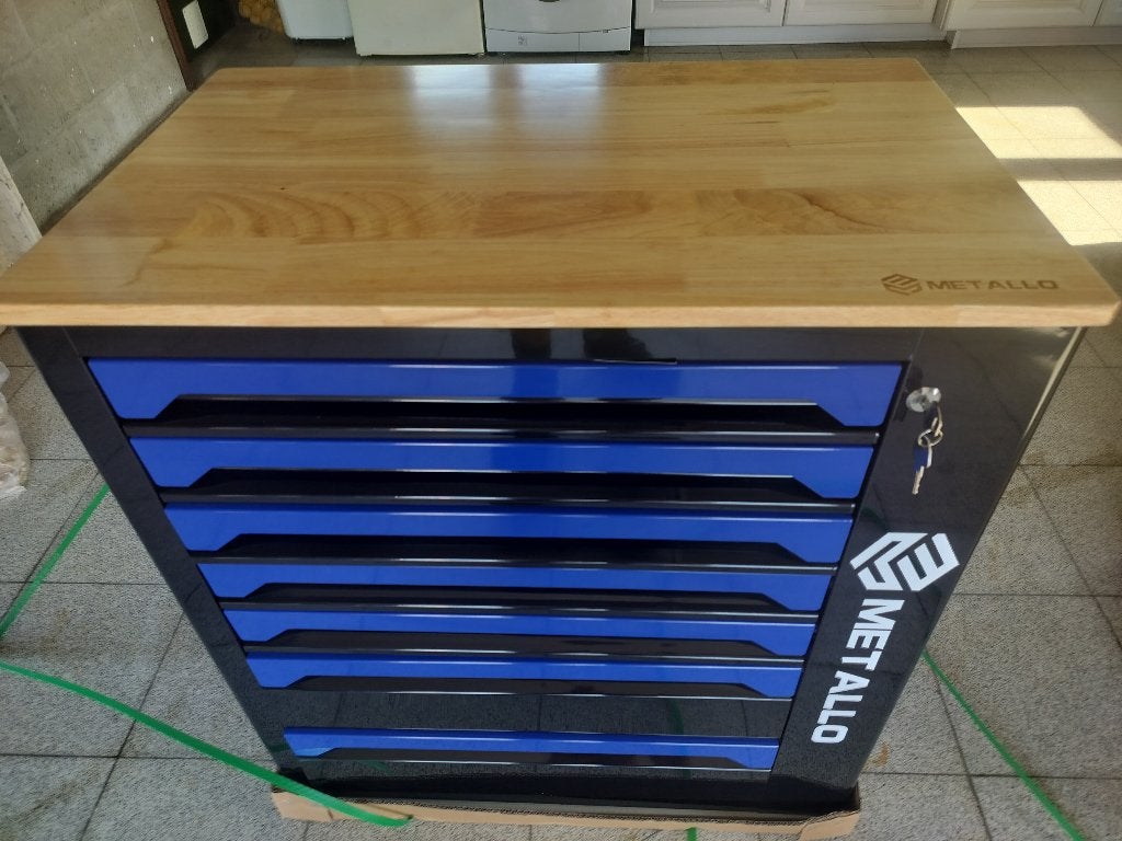 gereedschapswagen kist metallo, Ophalen, Gevuld, Nieuw