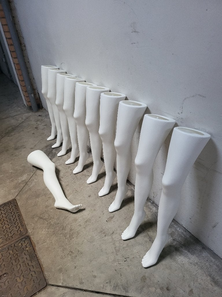 Damesbeen, hoog model, magnetisch, wit van Best Mannequins, Ophalen of Verzenden, Zo goed als nieuw, Paspop