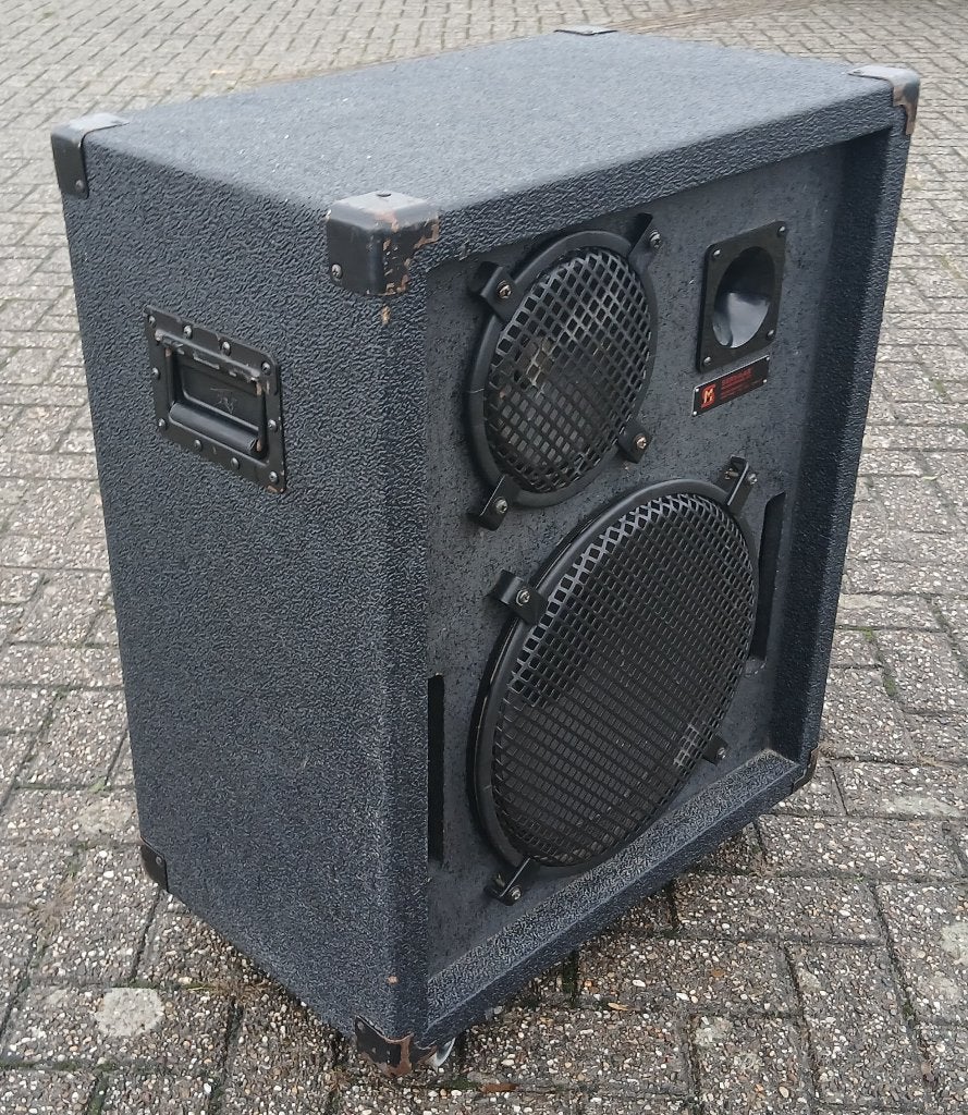 Luidsprekers 15 inch 3-weg 300 Watt Peavey, 2 stuks, TV, Hi-fi & Vidéo, Autres marques, Enlèvement ou Envoi, Bass-reflex, Utilisé