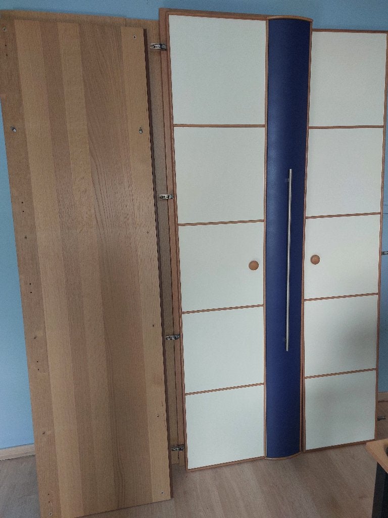 Armoire chambre, Avec tablette(s), 100 à 150 cm, Utilisé, Chêne