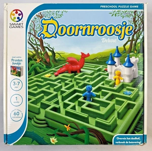 SmartGames Doornroosje Deluxe Bordspel Logicaspel Compleet, Hobby en Vrije tijd, Verzenden, Zo goed als nieuw, Smart Games