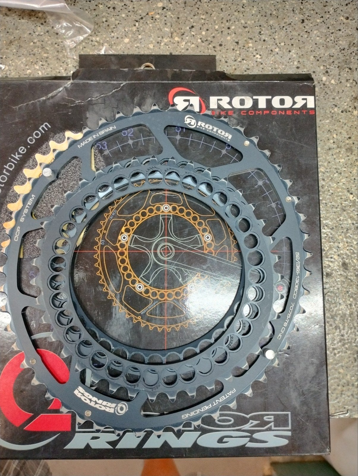 Anneaux Q-rings ROTOR, Vélos & Vélomoteurs, Enlèvement ou Envoi