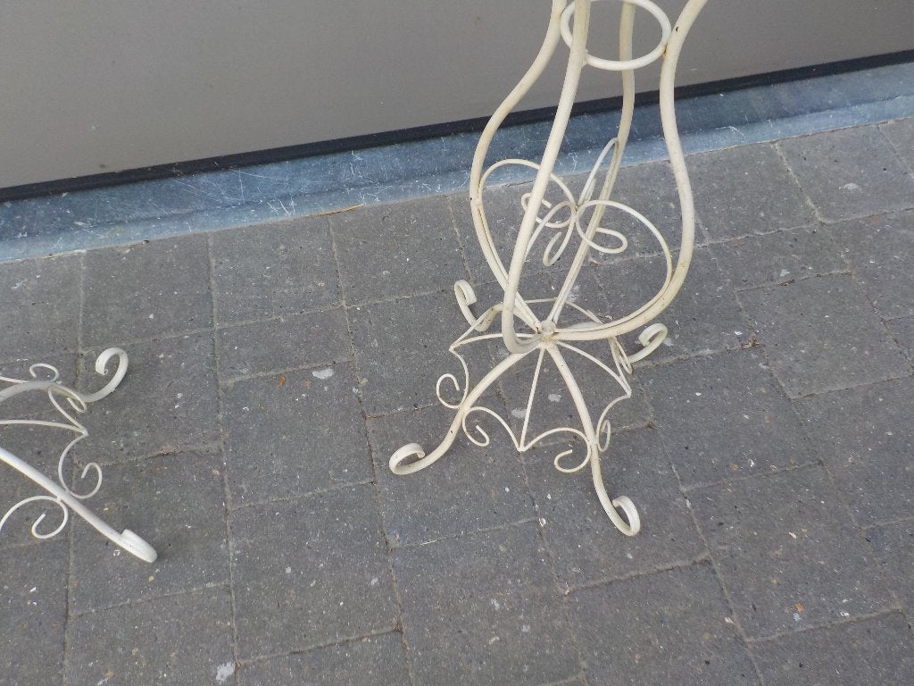 Set van vintage plantenstaanders, Ophalen, Metaal, 60 tot 100 cm