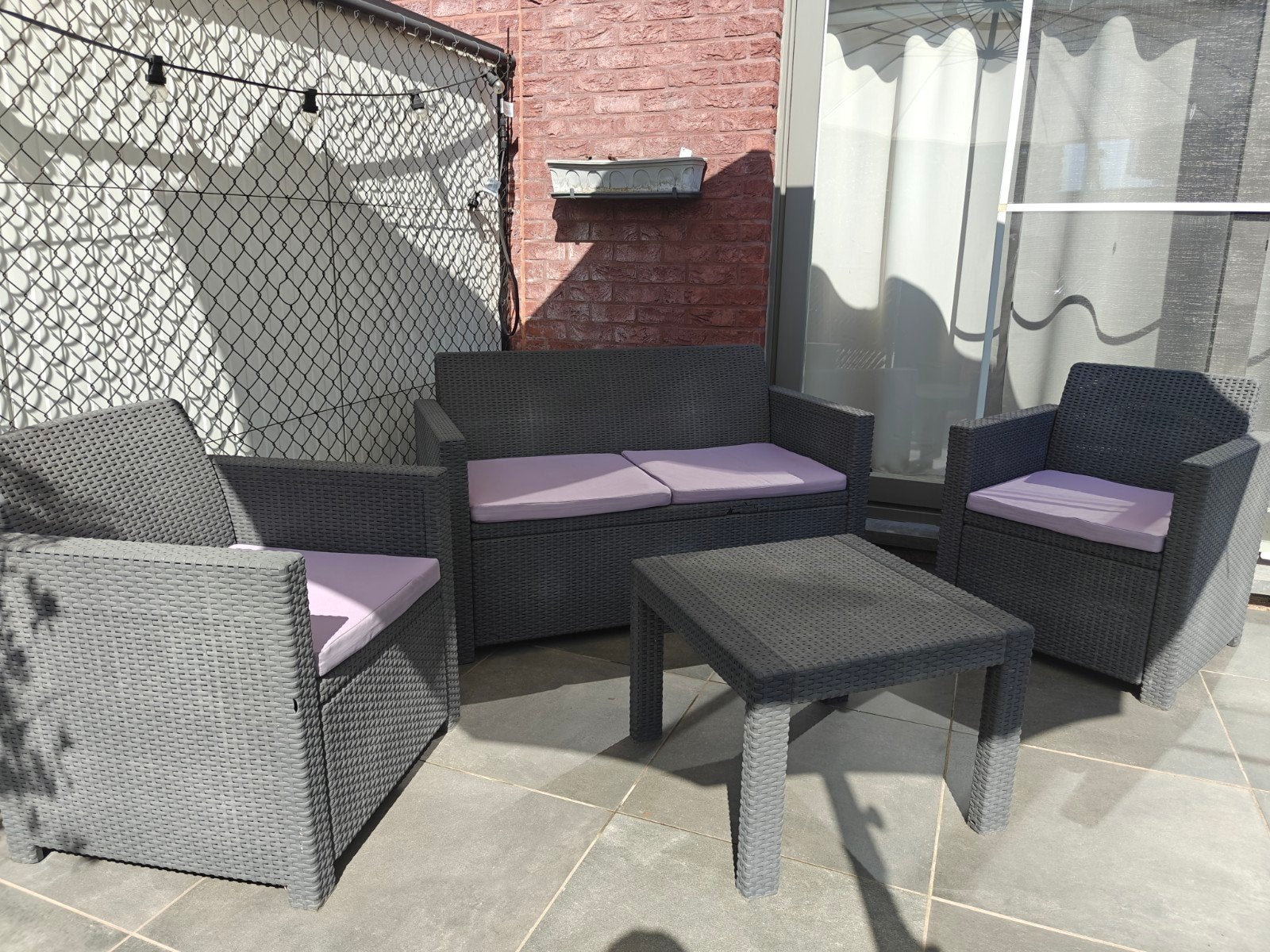 Loungeset - 4PERS, Ophalen, Loungeset