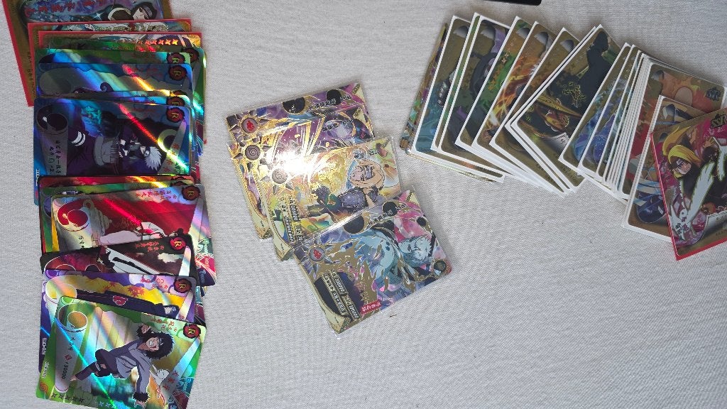 Naruto kaarten, Ophalen of Verzenden, Zo goed als nieuw, Meerdere kaarten, Foil