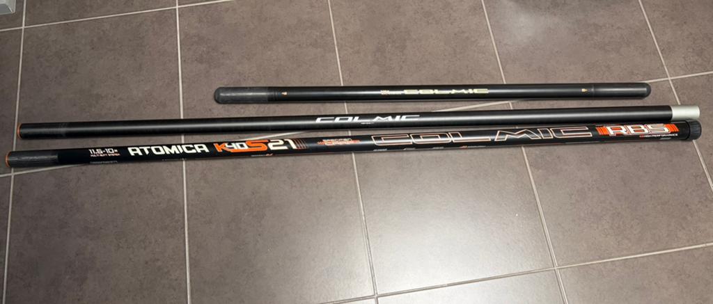 Colmic Atomica K40 S21 11,5m + extra topsets, Enlèvement, Utilisé, Ligne fixe