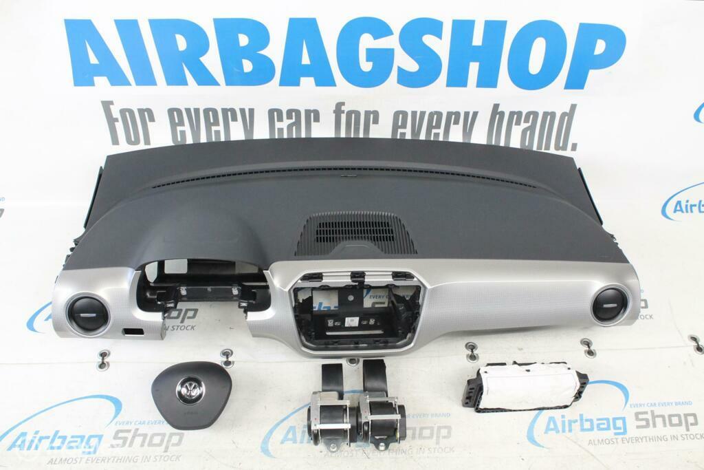Airbag kit Tableau de bord noir/argent Volkswagen Up 2016-.., Autos : Pièces & Accessoires, Enlèvement ou Envoi, Utilisé