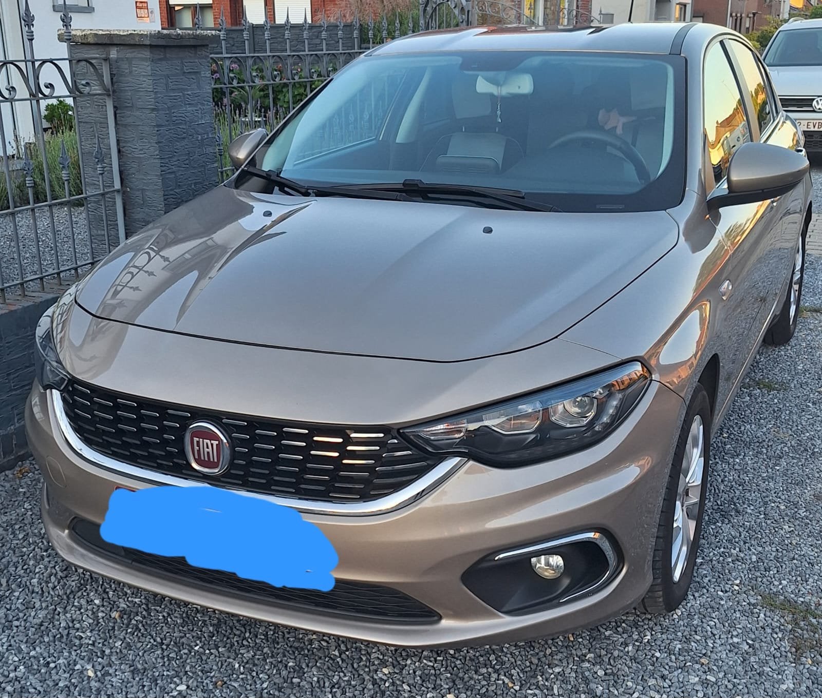 Fiat tipo 1.6D automaat, Auto's, Automaat, Stof, Beige, Diesel