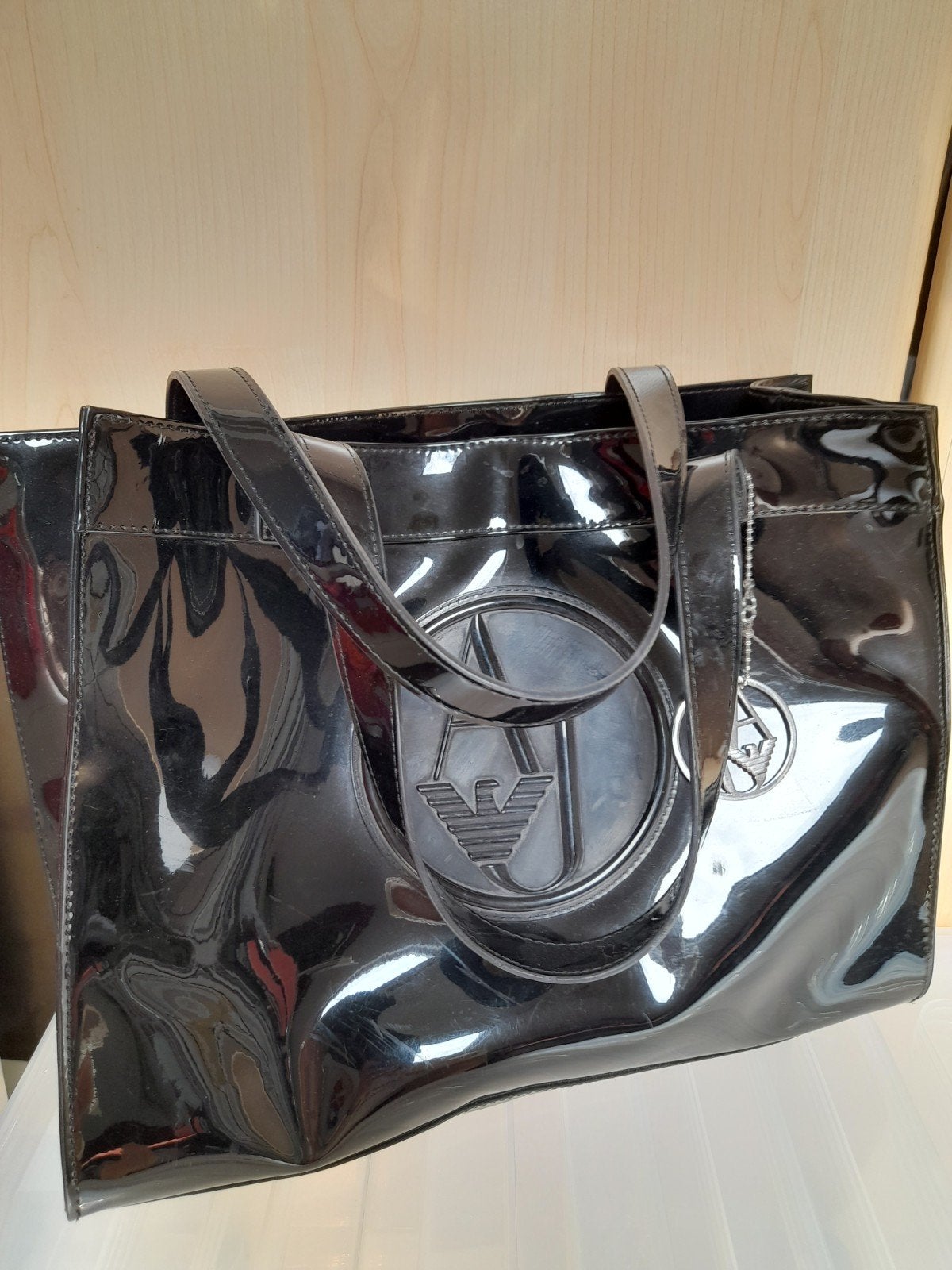 ARMANI JEANS HANDTAS zwart, Ophalen, Zwart, Handtas