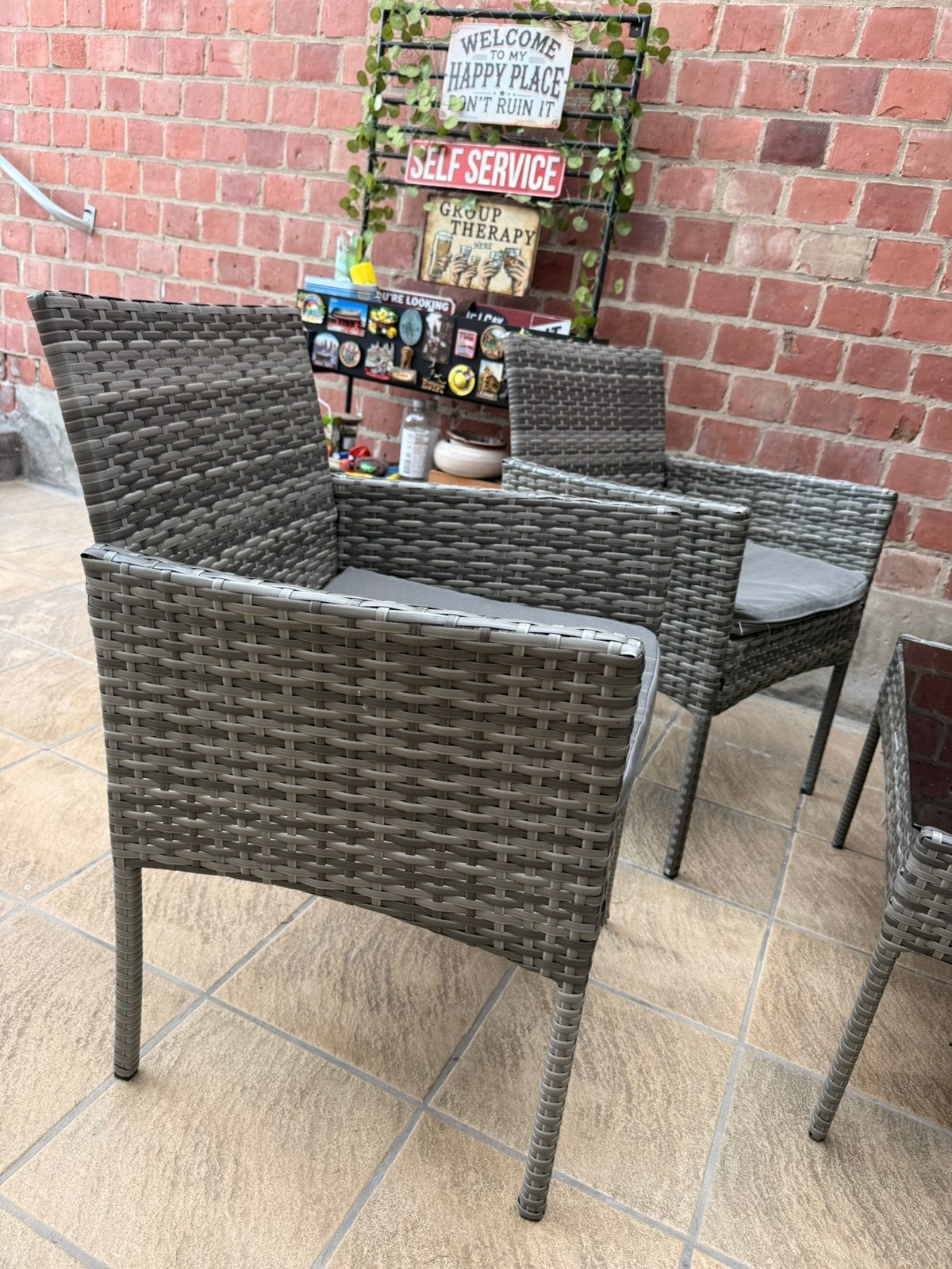 Kleine tuinset te koop, Tuin en Terras, Ophalen, Zo goed als nieuw, Tuinset