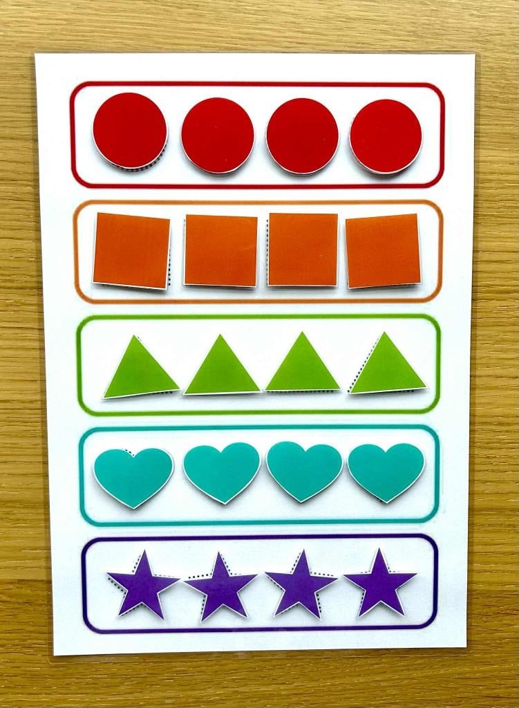 Activité: Les formes (2-3 ans), Enlèvement ou Envoi, Neuf