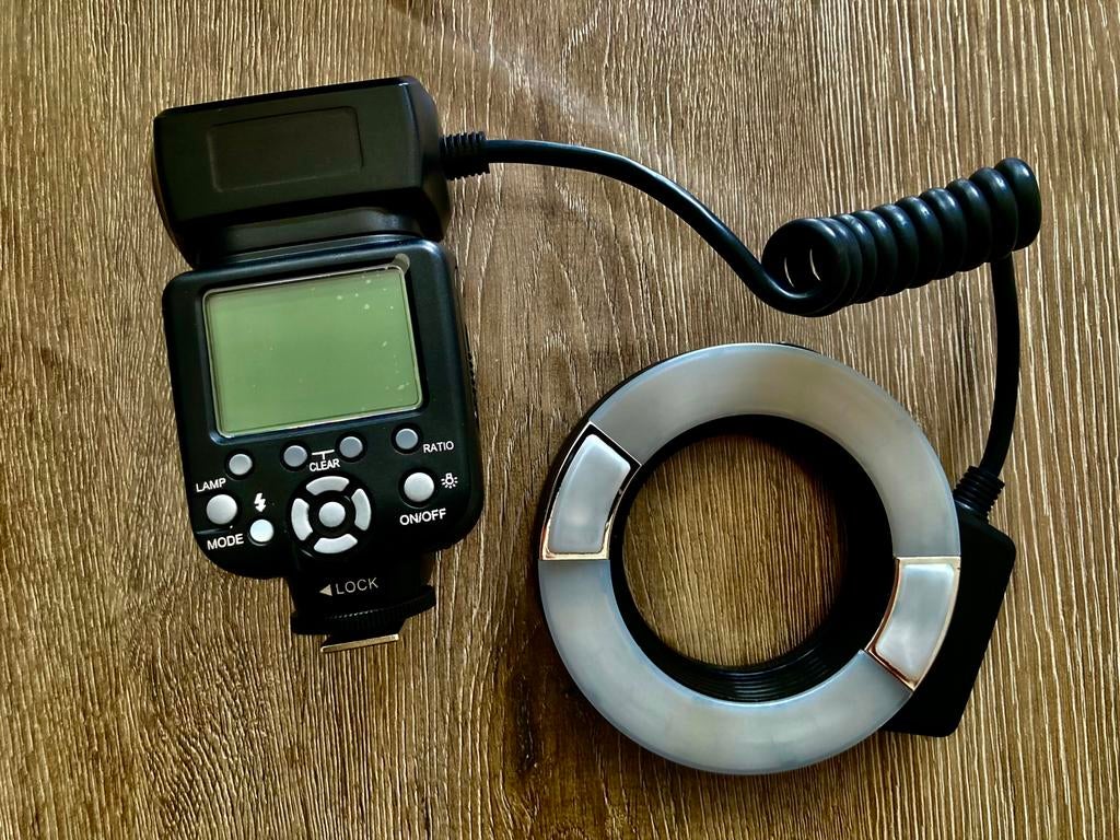 Ring flitser voor Nikon, Audio, Tv en Foto, Foto | Flitsers, Ophalen, Zo goed als nieuw, Nikon