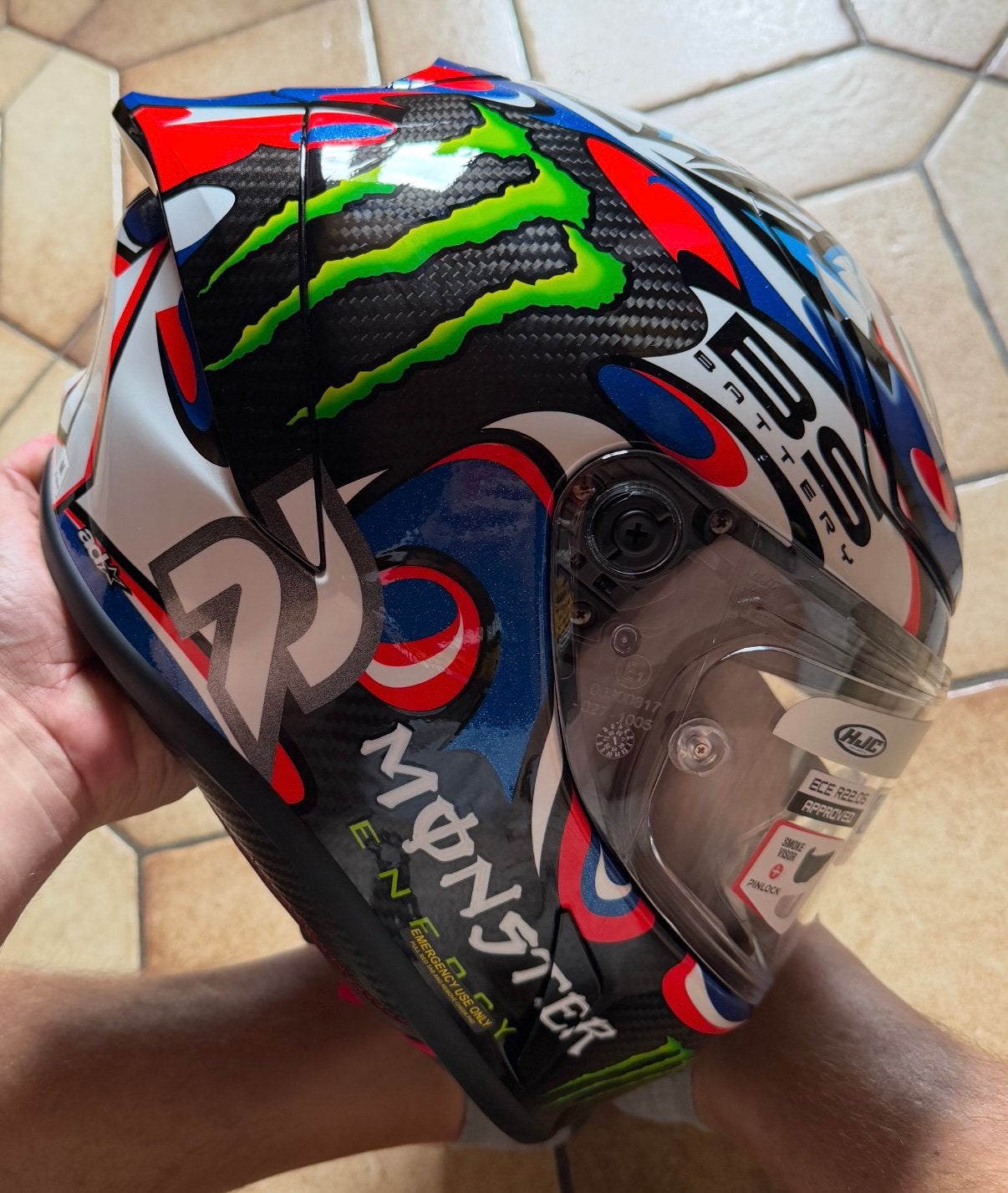 HJC Alpha 1 v2 Le Mans édition 3, HJC, Casque intégral, Enlèvement, Neuf, avec ticket