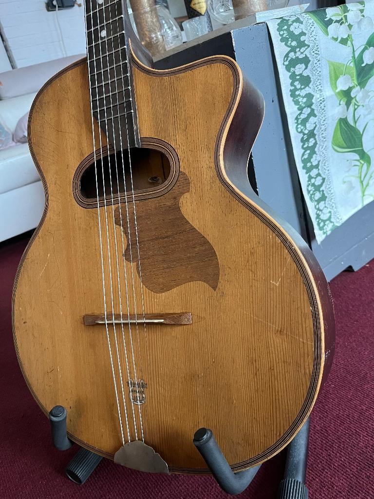 gypsy manouche jazz guitare gitaar, Ophalen of Verzenden, Gebruikt, Western- of Steelstringgitaar