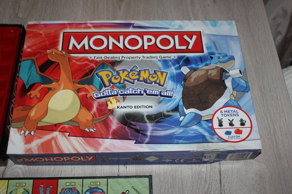 Monopoly Pokemon Kanto etitie, Vijf spelers of meer, Ophalen of Verzenden, Gebruikt, HASBRO