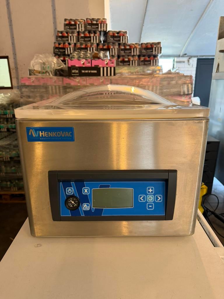 Professionele Henkovac T4 Vacuümmachine - Tafelmodel ZGAN !!, Zakelijke goederen, Ophalen, Gebruikt, Bakkerij en Slagerij