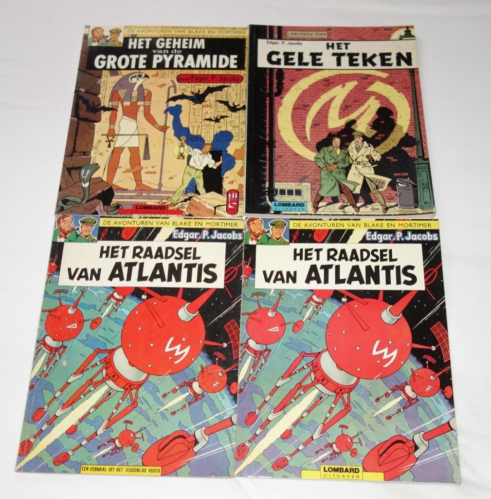 Verzameling strips Blake en Mortimer., Meerdere stripboeken, Ophalen of Verzenden, Gelezen