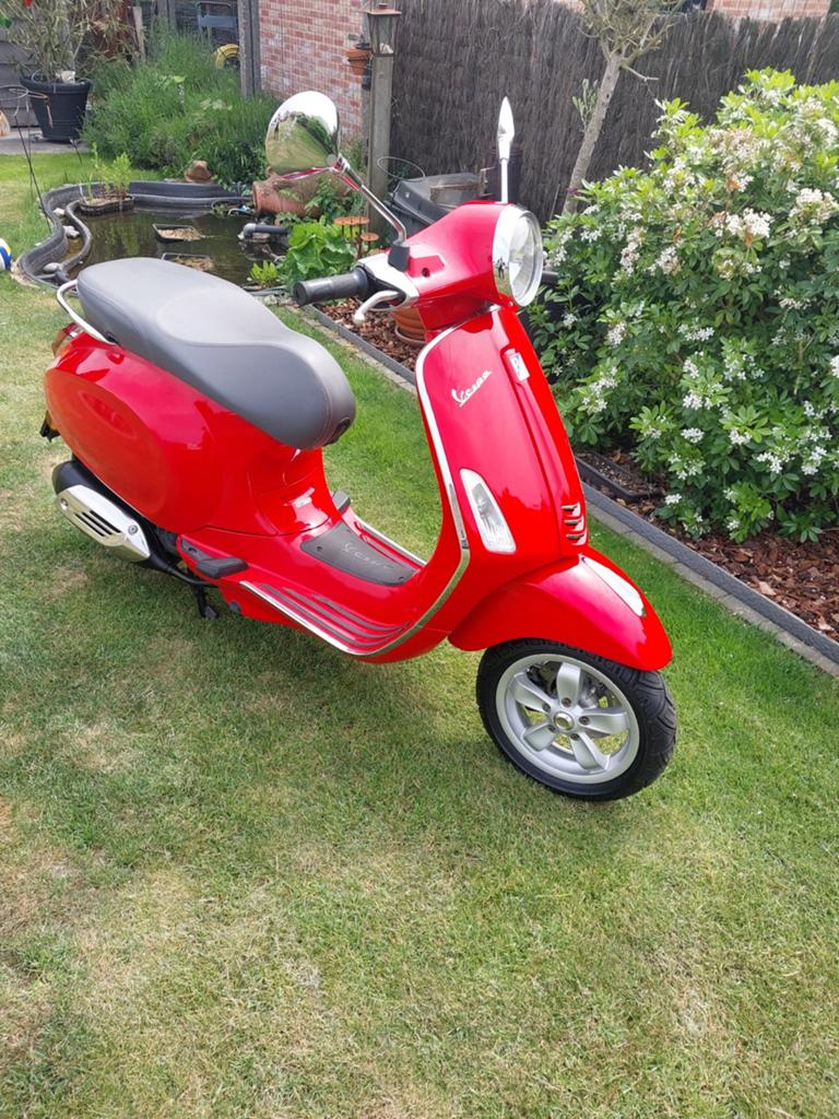 Vespa primavera klasse b, Ophalen