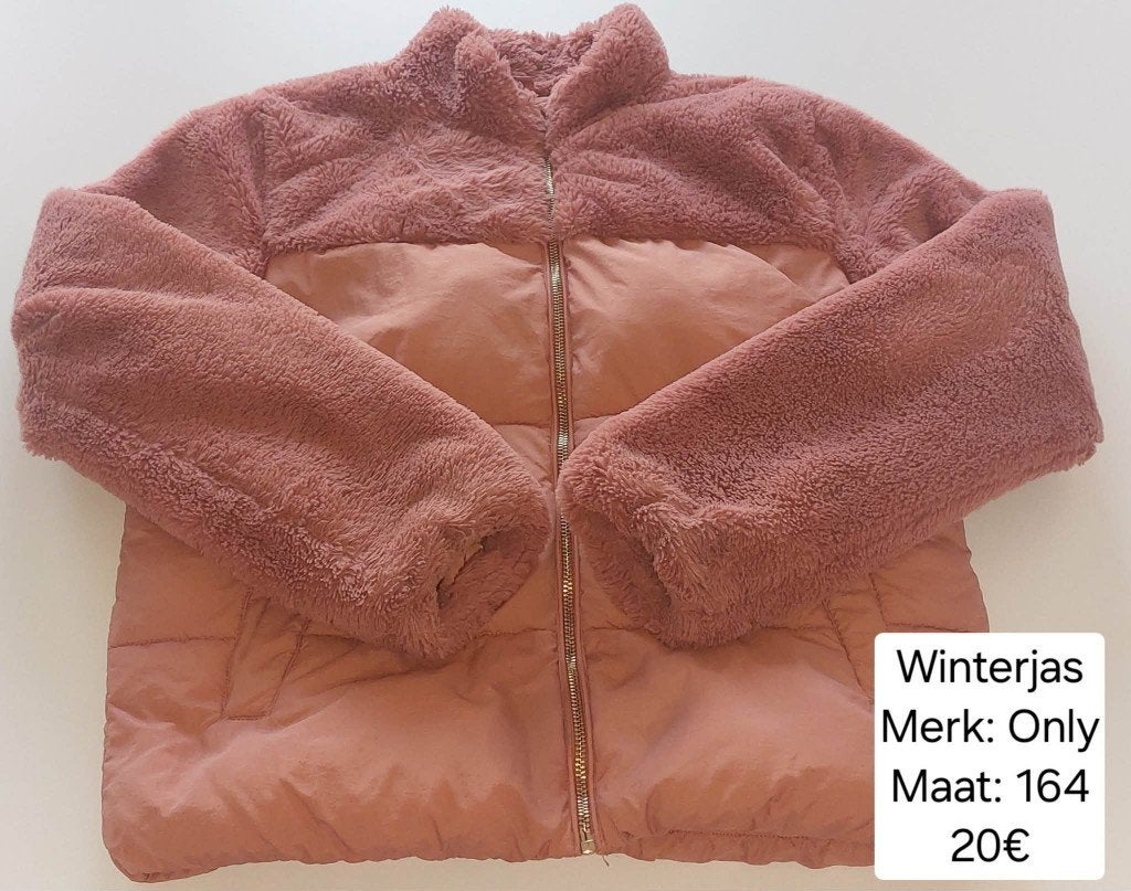 Winterjas meisje: Only maat 164 (NIEUWSTAAT), Enfants & Bébés, Enlèvement ou Envoi, Neuf, ONLY, Fille