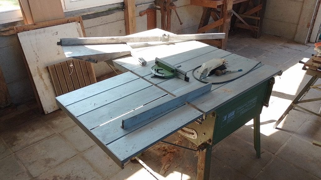 Combiné bois Elektra Beckum 220 V, Bricolage & Construction, Enlèvement, Utilisé, Scie circulaire, ELEKTRA