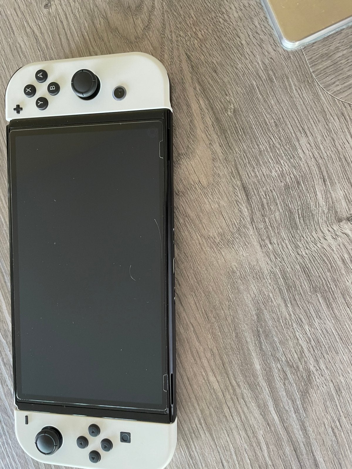 Nintendo switch oled + opbergdoos + 2 games + aparte oplader, Met games, Met 2 controllers, Zo goed als nieuw, Switch OLED
