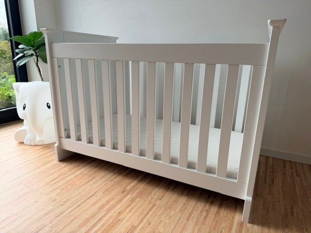 Ledikant Bopita wit + Aerosleep matras, Kinderen en Baby's, Ophalen, Gebruikt, Ledikant