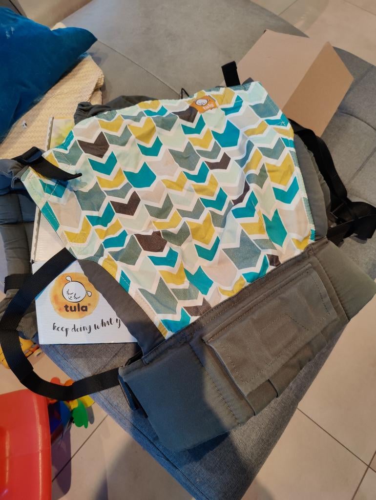 Draagzak tula met verkleinkussen, Autres marques, Porte-bébé, Comme neuf, Enlèvement