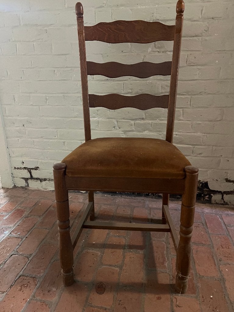 Set Houten Stoelen, Ophalen, Gebruikt