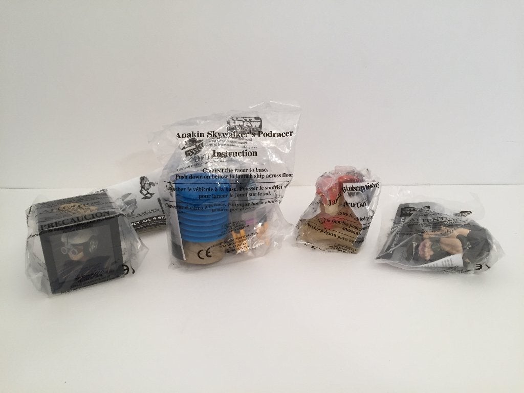 Star Wars Ep1 Pizza Hut speeltjes (compleet), Ophalen of Verzenden, Nieuw, Actiefiguurtje